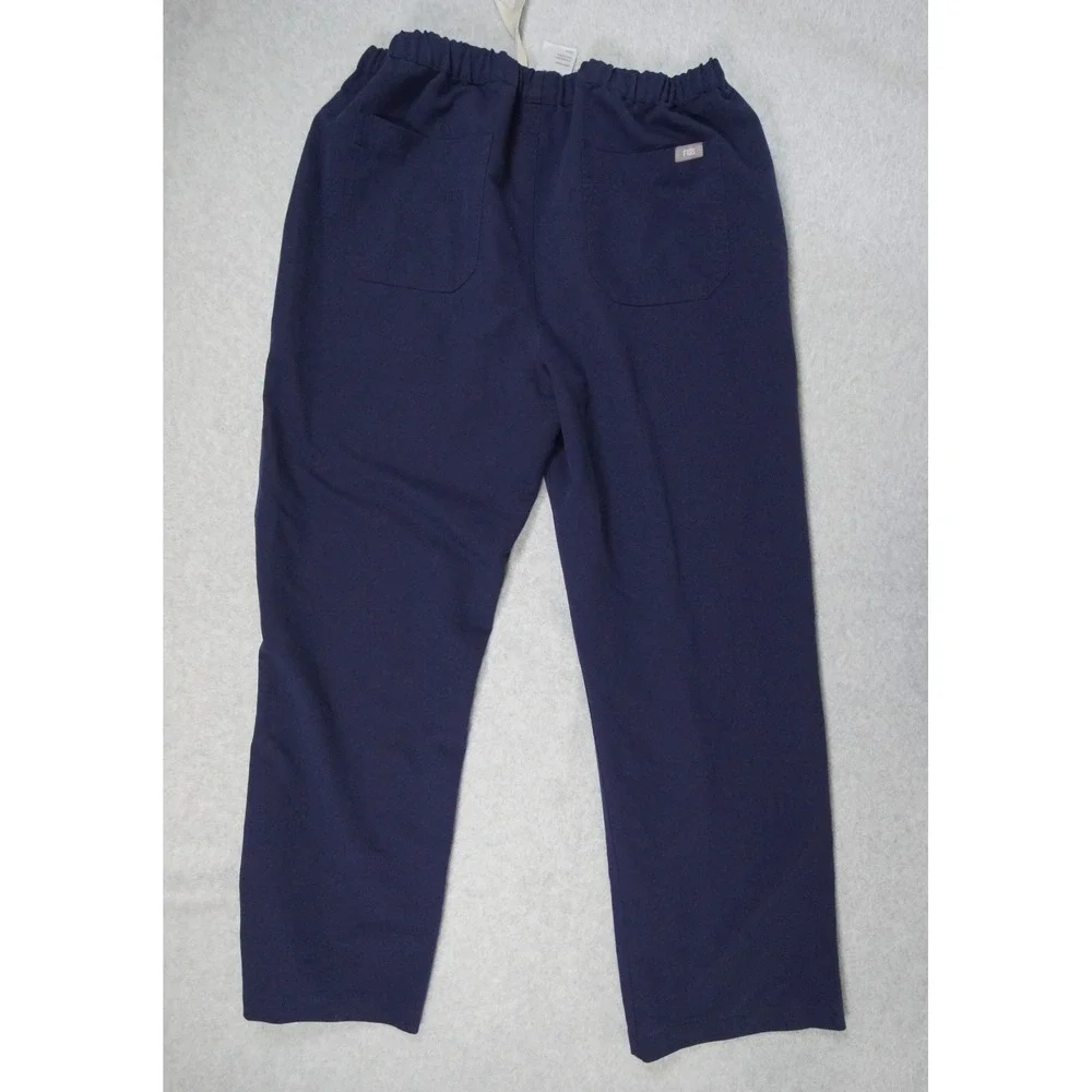 Figs Pants Mens Large Blue Scrub Technical Pisco Bottom Nurse Workwear Stretch